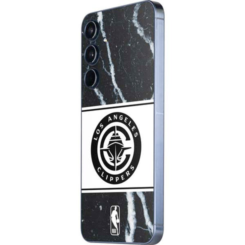 NBA LA Clippers Marble Galaxy A55 5G Skin